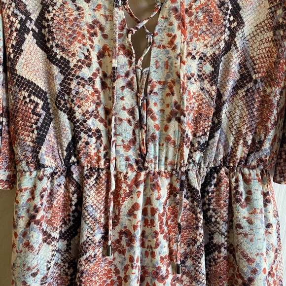 Lovers + Friends Python Print Romper Size: XS - Picture 5 of 11